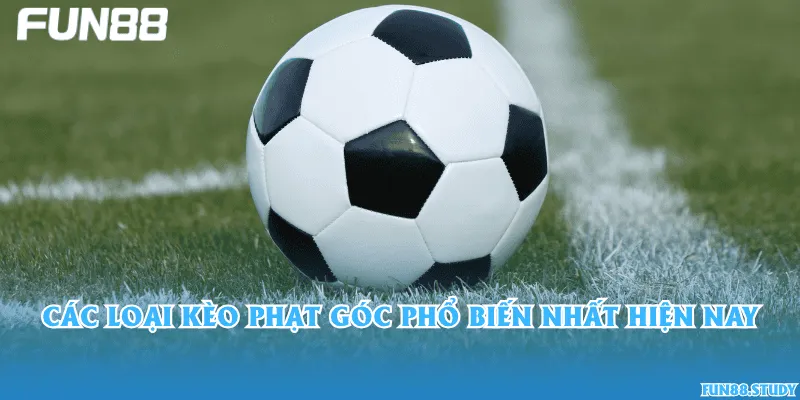 Các loại kèo phạt góc phổ biến nhất hiện nay